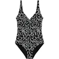 Bonprix Maillot 1 pièce sculptant, maintien léger