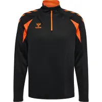 Hummel Sweat de sport orange / noir