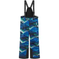 Reima Pantalon d'extérieur ' Wingon ' bleu nuit / vert / blanc
