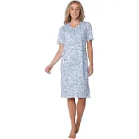 Pastunette Chemise de nuit 'Nightdress with buttons (115 cm)' bleu