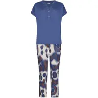 Pastunette Pyjama 'Pyjama with buttons' bleu foncé
