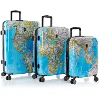 Heys Ensemble de bagages 'Black Camo' bleu / mélange de couleurs