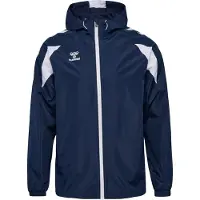 Hummel Veste de sport bleu foncé / blanc cassé