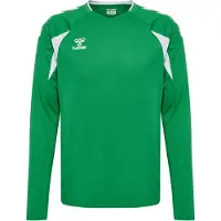 Hummel Maillot à manches longues Core 2.0 unisexe, vert, L, unisexe, femmes, hommes