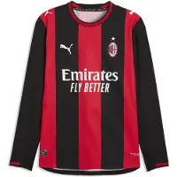 Puma Maillot 'AC Milan Authentic' rouge / noir