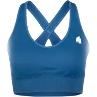 Gorilla wear Soutien-gorge de sport 'Hilton' bleu / blanc
