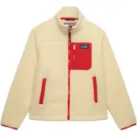 Superdry Femme Polaire Heritage à Fermeture Éclair Cream Taille: 36