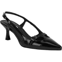 Desa Escarpins à bride arrière 'High Heels' noir