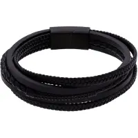 Lucardi Bracelet 'Statement' noir
