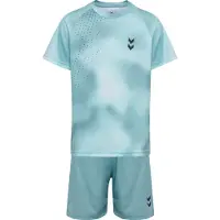 Hummel Cloud Short Sleeve Set Bleu 110 cm Enfants