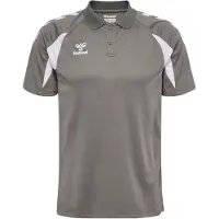 Hummel Polo Hmlcore 2.0 - gris acier/blanc, taille : XS