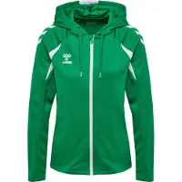 Hummel Sweat de sport vert / blanc