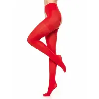 Glamory Collant 'Overt Microfaser Strumpfhose' rouge