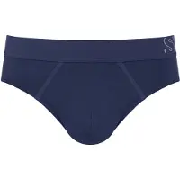 Sloggi Slip 'Briefs' bleu / blanc
