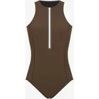 WALLIEN Maillot de bain sport 'Yemaya' marron
