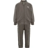 Hummel Survêtement bleu marine / gris foncé / blanc