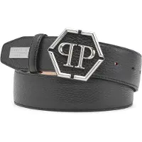 Philipp Plein Ceinture noir / argent