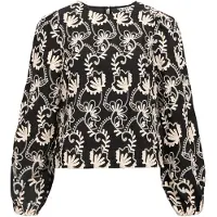 Object Mya Re Long Sleeve Blouse Noir 38 Femme