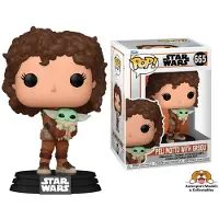 Funko POP! Figurine Peli Motto Avec Grogu The Mandalorian Star Wars