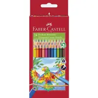 Faber-Castell Crayons de couleur triangulaires (24x)