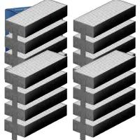Alapure Filtre acoustique HFK021 compatible avec les références 17004801 / HEZ9VEDU0 / CA084010 / Z811DU0