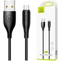 Usams Cable U18 Microusb 2A Fast Charging 1 M Black/Black Sj268Usb01 (Us-Sj268)