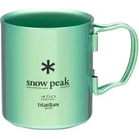 Snow Peak Mug en titane double paroi 450