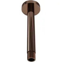 FortiFura Calvi Bras de plafond - rond - 20cm - Cuivre brossé PVD (Cuivre) SW970042