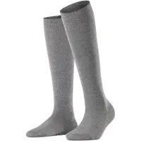 Falke Chaussettes montantes gris clair / gris chiné
