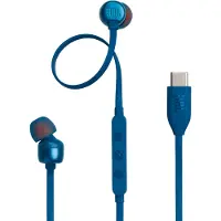 JBL Écouteurs intra-auriculaires Tune 310 C avec port USB-C, microphone et audio haute définition
