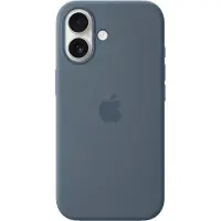 Apple Coque en silicone avec MagSafe pour iPhone 17 - Anchor Blue