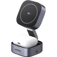 UGREEN Station de charge 2 en 1 - - Compatible MagSafe - 15 W