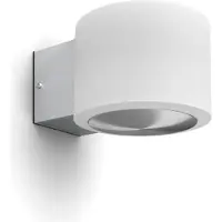Philips Applique murale Otis, 4,3 W, Acier inoxydable, Métal, IP44, Classe II, Style contemporain, Jardin, Terrasse