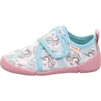 Superfit Pantoufle 'VENTI' turquoise / marron / rose / blanc