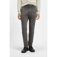 BOSS Pantalon chino gris foncé