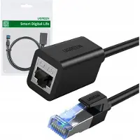 UGREEN Nw112 Network Cable Ethernet Extender Rj45, Cat. 6, Ftp, avec fiche métallique 2M, (Noir)