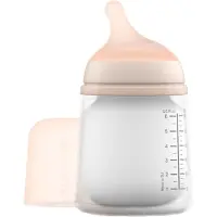 Suavinex Zero Tétine Anti-Colique pour Biberon Mix Silicone pour Allaitement 180 ml