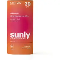 ATTITUDE Sunly Stick crème bronzante minérale stick SPF 30 Fleur d'oranger 60 g