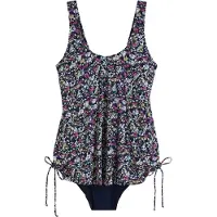 Bonprix Maillot 1 pièce froncé sur les côtés