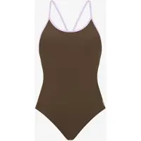 WALLIEN Maillot de bain sport 'Liberty Racerback' marron
