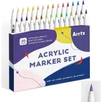 ARRTX Markery akrylowe - flamastry, 30 spalwów (30x)