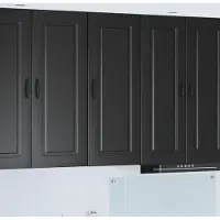 vidaXL Façade de lave-vaisselle Kalmar, noir, 40 x 31 x 100 cm