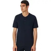 Schiesser T-Shirt ' T-Shirt - Mix + Relax ' bleu nuit