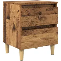 vidaXL Armoire de lit Bois Ancien 40 x 35 x 50 cm Bois d'ingénierie