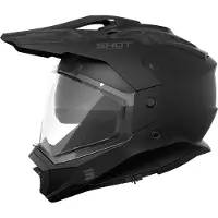 Shot Race Gear Trek Max Vision Tactic Full Face Helmet Noir L
