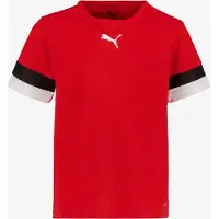 Puma T-Shirt fonctionnel 'TeamRise' rouge / noir / blanc