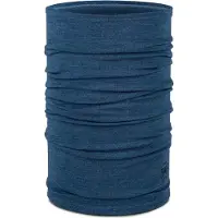 Buff Merino Midweight Neck Warmer Bleu