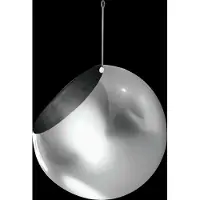 AYTM Globe Hanging Pot de Fleurs Silver | Ø 21