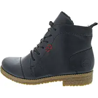 Rieker Bottines à lacets bleu marine / rouge carmin