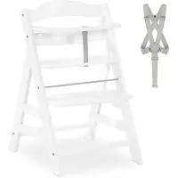 Hauck Alpha+ Chaise haute traditionnelle Siège dur Blanc